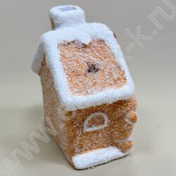 Подсвечник 8,5*7*12,5см. Пряничный домик /ассорти, 9-182 NEW | Фото 2