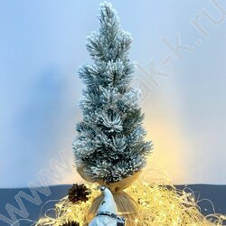 Елка заснеженная  H=43см., 9-192 NEW | Фото 6