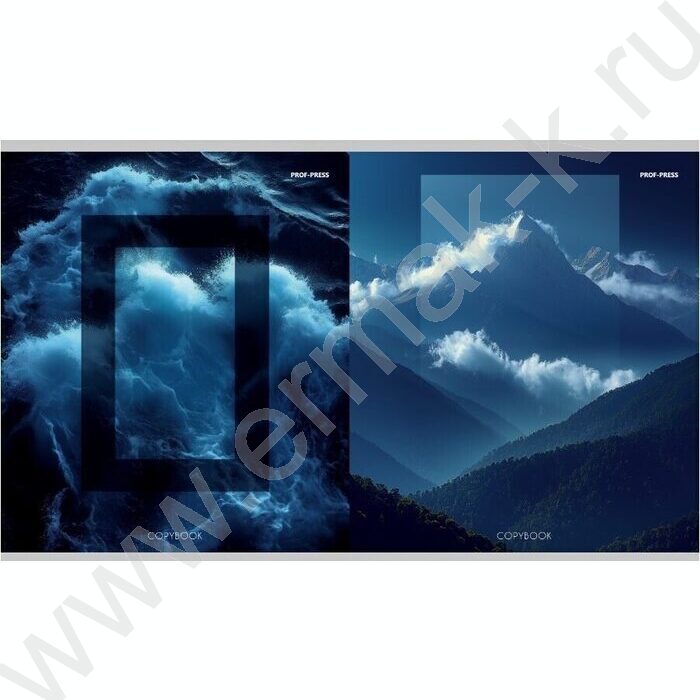 Тетрадь  48л клетка "Великолепие природы-2" /перевертыши ассорти | Фото 5