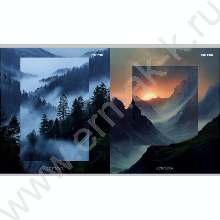 Тетрадь  48л клетка "Великолепие природы-2" /перевертыши ассорти | Фото 6