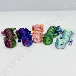 Игрушка пластмассовая  "Радужная кошка" NEW | Фото 1
