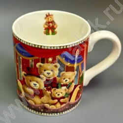 Набор посуды: 2 Кружки керам 220мл "Медвежата" NEW | Фото 2