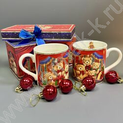 Набор посуды: 2 Кружки керам 220мл "Медвежата" NEW | Фото 5