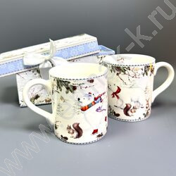 Набор посуды: 2 Кружки керам 220мл "Белый Медведь" NEW | Фото 5