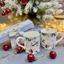 Набор посуды: 2 Кружки керам 220мл "Белый Медведь" NEW | Фото 7