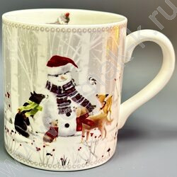 Набор посуды: 2 Кружки керам 220мл "Снеговик" NEW | Фото 2