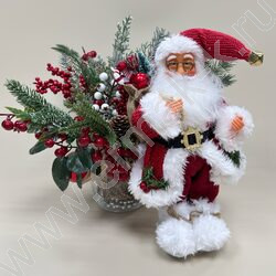 Новогодний сувенир "Дед Мороз в красном " NEW | Фото 3