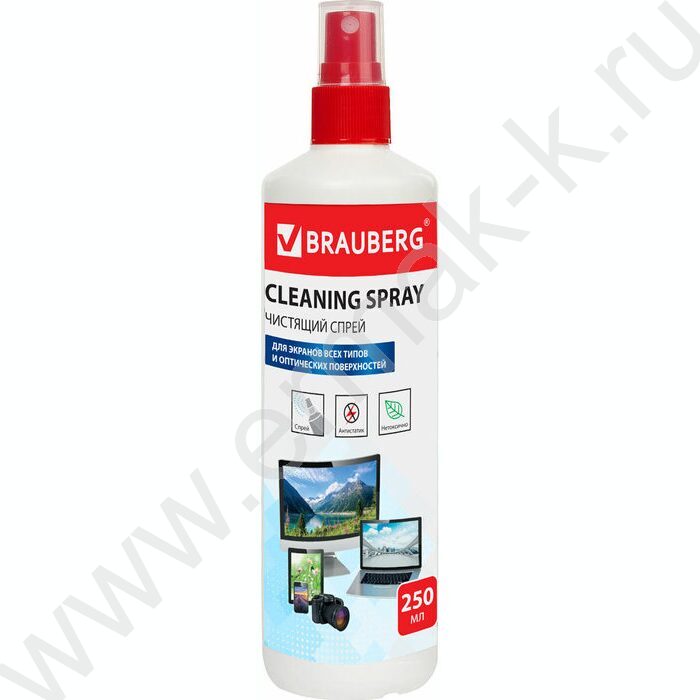 Спрей д/чистки экранов и оптики 250мл | Фото 1