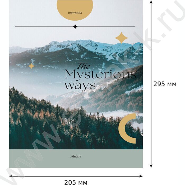 Тетрадь  48л А4 линейка "Неизведанный путь" глянцевая ламинация /ассорти | Фото 6