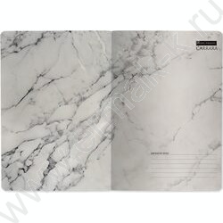 Тетрадь  40л клетка "Carrara" 70 г/м2 бежевая бумага NEW | Фото 2