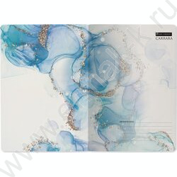 Тетрадь  40л клетка "Carrara.Bright" 70 г/м2 бежевая бумага NEW | Фото 2