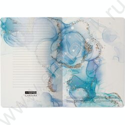 Тетрадь  40л клетка "Carrara.Bright" 70 г/м2 бежевая бумага NEW | Фото 4
