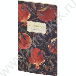 Блокнот  30л А6 "Flora.Гранат" 70 г/м2 бежевая бумага NEW | Фото 2