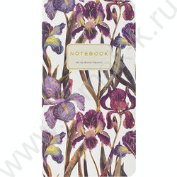 Блокнот  30л А6 "Flora.Ирисы" 70 г/м2 бежевая бумага NEW | Фото 1