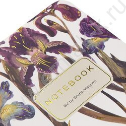 Блокнот  30л А6 "Flora.Ирисы" 70 г/м2 бежевая бумага NEW | Фото 6