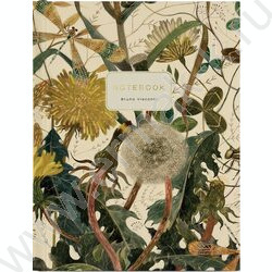 Тетрадь  80л клетка/кольца "Flora.Summer greens" сменный блок NEW | Фото 1