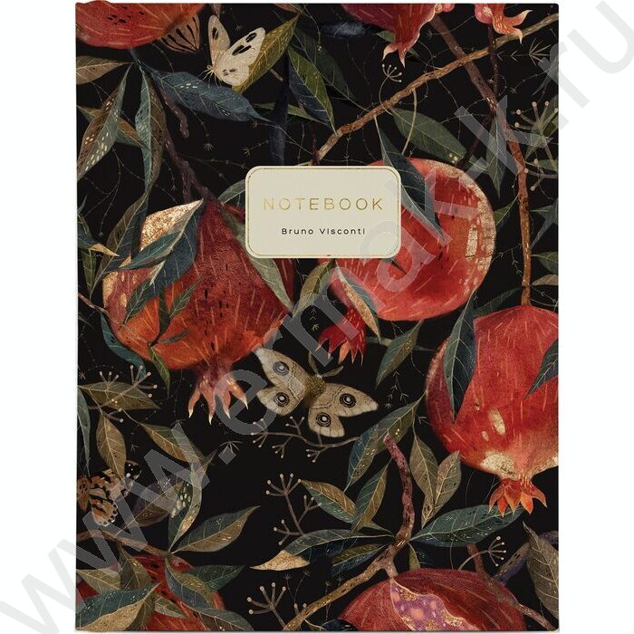 Тетрадь  80л клетка/кольца "Flora.Гранат" сменный блок | Фото 1