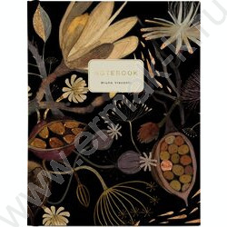 Тетрадь  80л клетка/кольца "Flora.Ночные цветы" сменный блок NEW | Фото 1