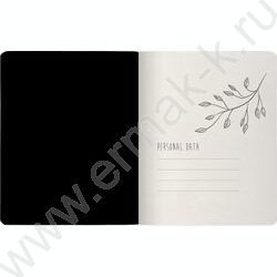 Тетрадь  48л клетка "BLACK & WHITE.Flora" /мат.лам.Soft Touch/ ассорти NEW | Фото 7