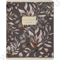 Тетрадь  48л клетка "Flora Pattern" /мат.лам.Soft Touch/ ассорти NEW | Фото 4