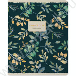 Тетрадь  48л клетка "Flora Pattern" /мат.лам.Soft Touch/ ассорти NEW | Фото 5