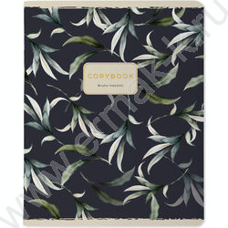 Тетрадь  48л клетка "Flora Pattern" /мат.лам.Soft Touch/ ассорти NEW | Фото 6