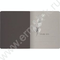 Тетрадь  48л клетка "Flora Pattern" /мат.лам.Soft Touch/ ассорти NEW | Фото 7