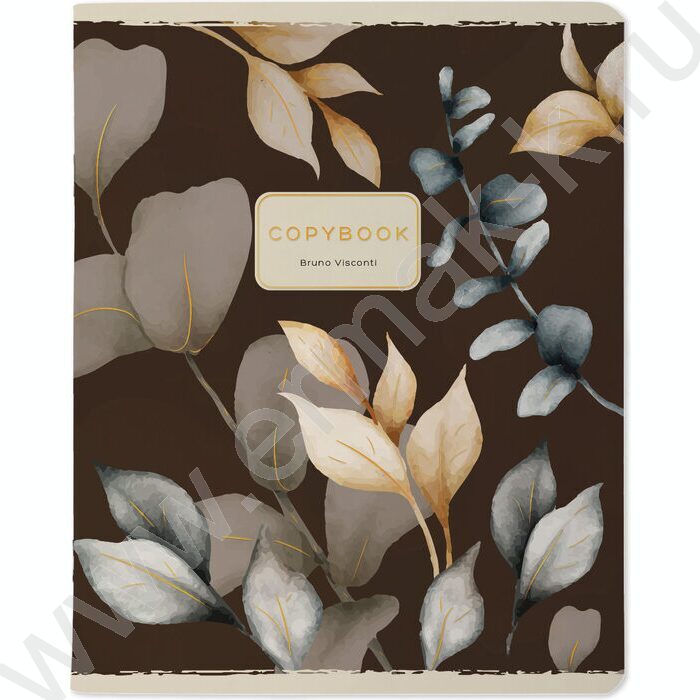 Тетрадь  48л линейка "Flowers challenge" /матовая ламинация Soft Touch, фольга серебро/ ассорти | Фото 5