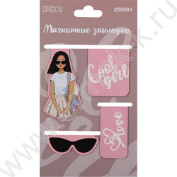 Закладки магнитые "Cool girl" набор 4шт NEW | Фото 1