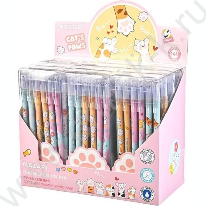 Ручка гелевая со стираемыми термочувств.чернилами синяя 0,38мм Лапки/игла, сменный стержень 130  | Фото 3