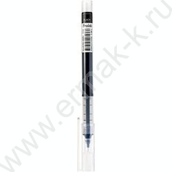 Ручка-роллер 0,5мм черная Dropi /игла,корпус пластиковый прозрачный | Фото 1