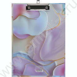 Клипборд А4 мат.ламин. с зажимом Пастельный флюид | Фото 1