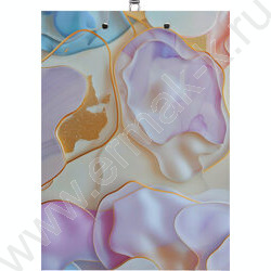 Клипборд А4 мат.ламин. с зажимом Пастельный флюид | Фото 2