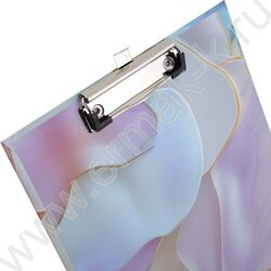 Клипборд А4 мат.ламин. с зажимом Пастельный флюид | Фото 3