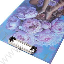 Клипборд А4 мат.ламин. с зажимом Девушка с пионами | Фото 3
