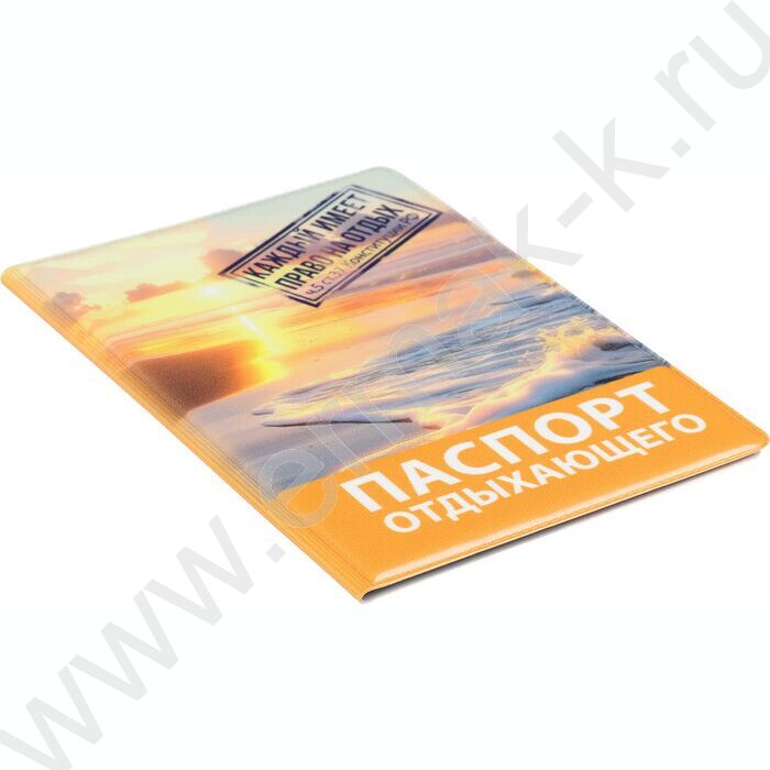 Обложка д/паспорта ПВХ "Паспорт отдыхающего" | Фото 3