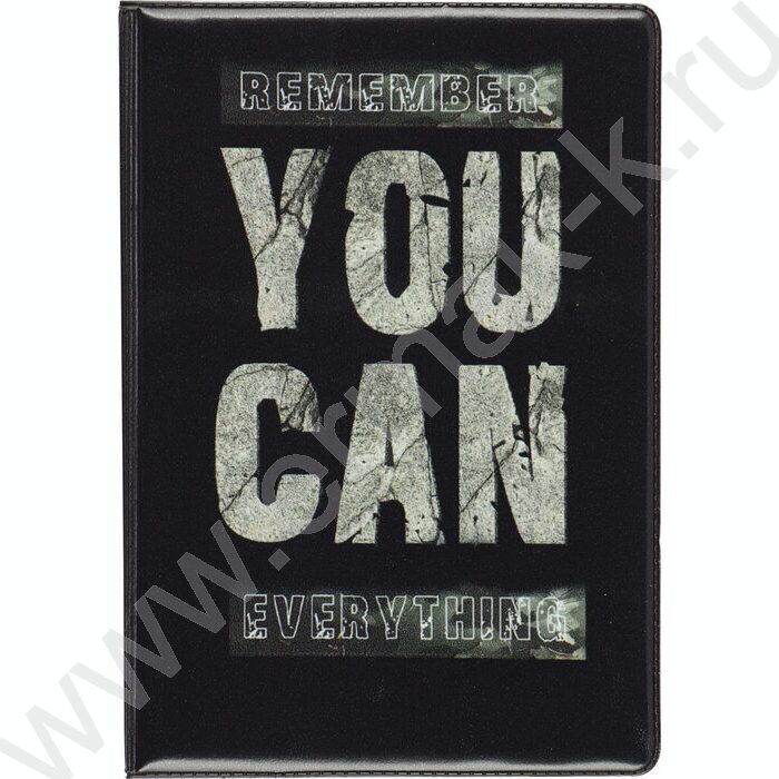 Обложка д/паспорта ПВХ "You can" | Фото 1
