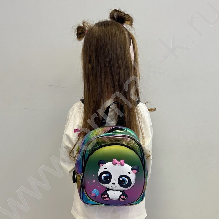 Рюкзак 24*10*21см. /ткань EVA /панда, хамелеон | Фото 5