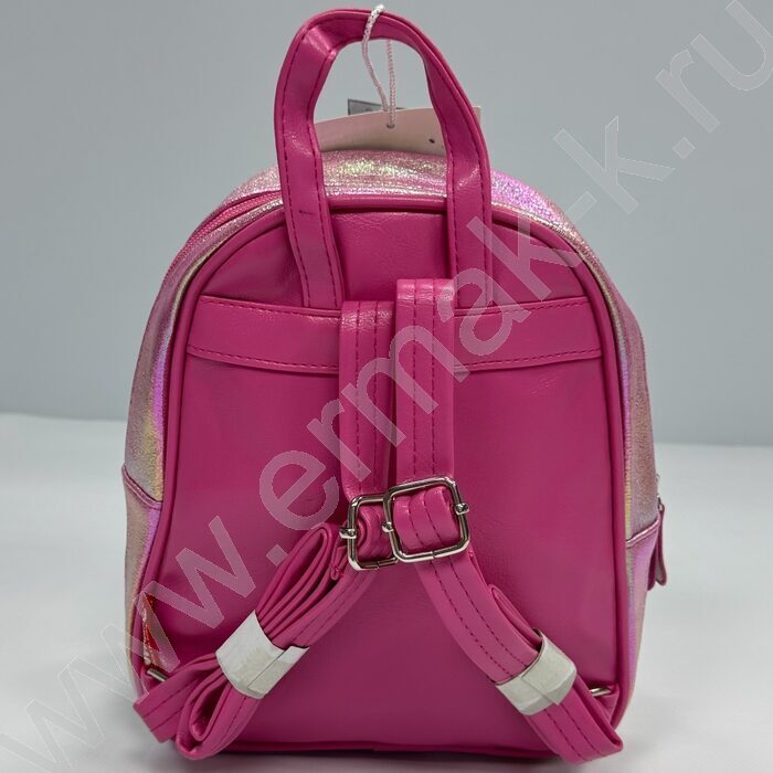 Рюкзак 24*21*10см. "Медвежонок" пайетки /пурпурный | Фото 3