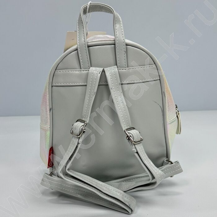 Рюкзак 24*21*10см. "Медвежонок" пайетки /белый | Фото 3