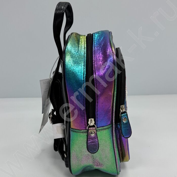 Рюкзак 24*21*10см. "Медвежонок" пайетки /хамелеон | Фото 2