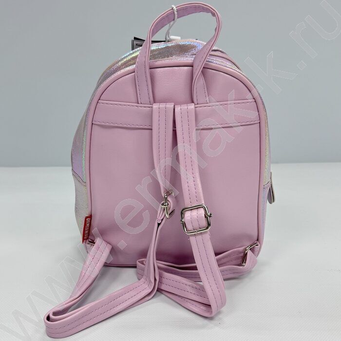 Рюкзак 24*21*10см. "Медвежонок" пайетки /сиреневый | Фото 3