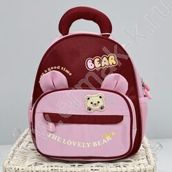 Рюкзак 30*25*12см. /розово-бордовый | Фото 4