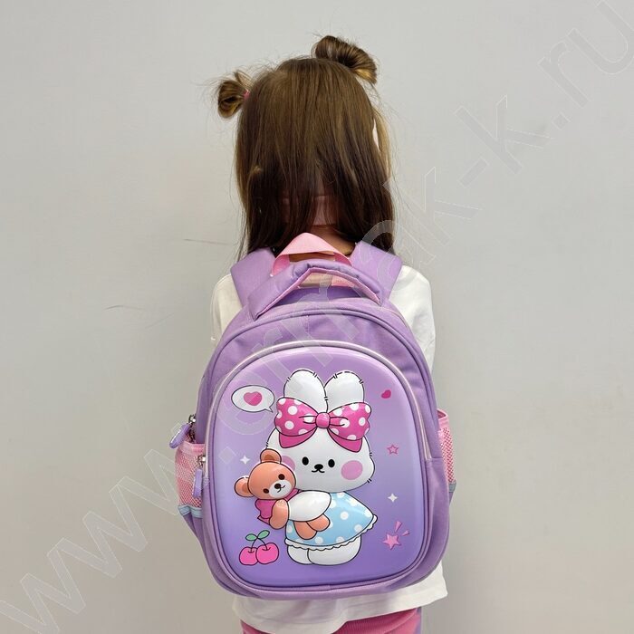 Рюкзак 30*25*12см. /ткань EVA /сиреневый | Фото 5