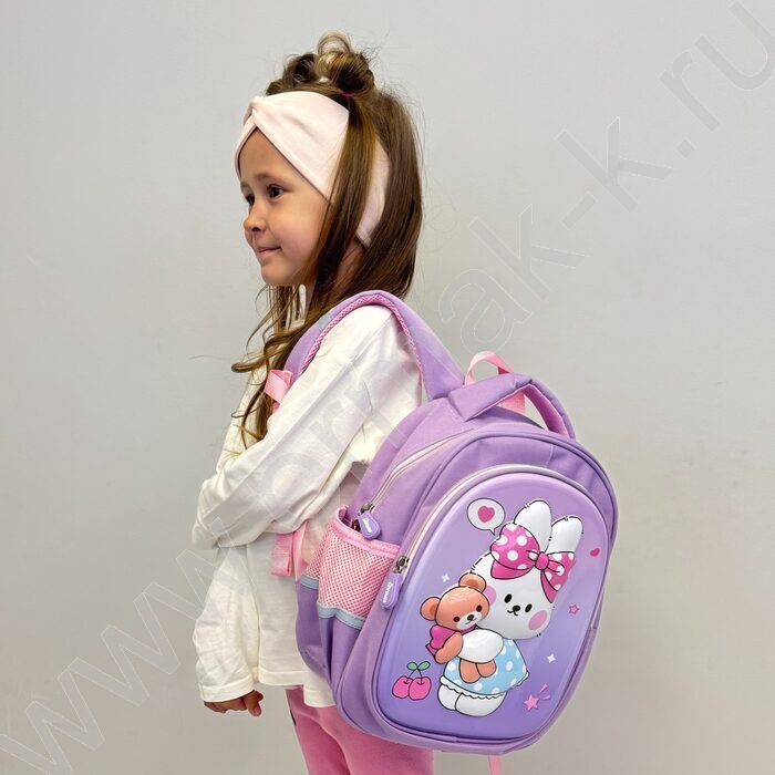 Рюкзак 30*25*12см. /ткань EVA /сиреневый | Фото 6