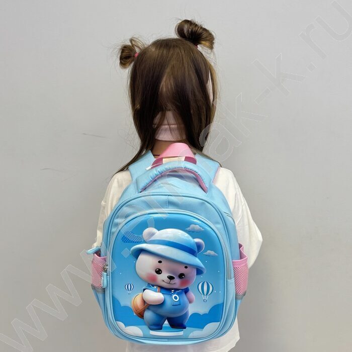 Рюкзак 30*25*12см. /ткань EVA /голубой | Фото 5