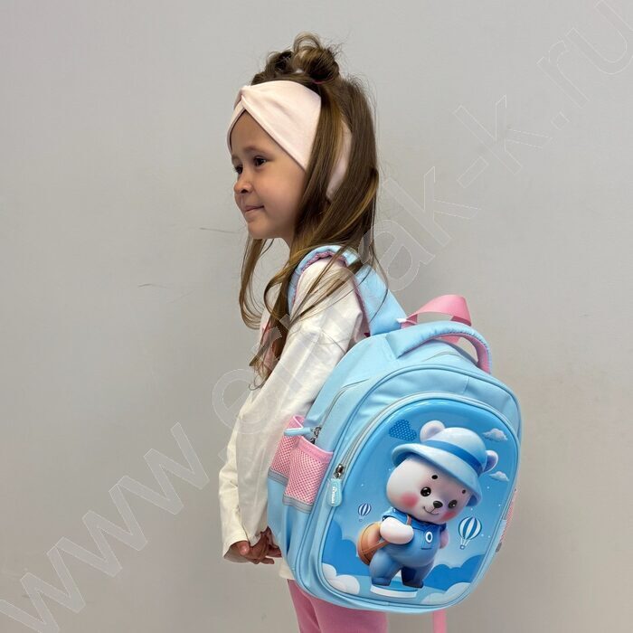 Рюкзак 30*25*12см. /ткань EVA /голубой | Фото 6