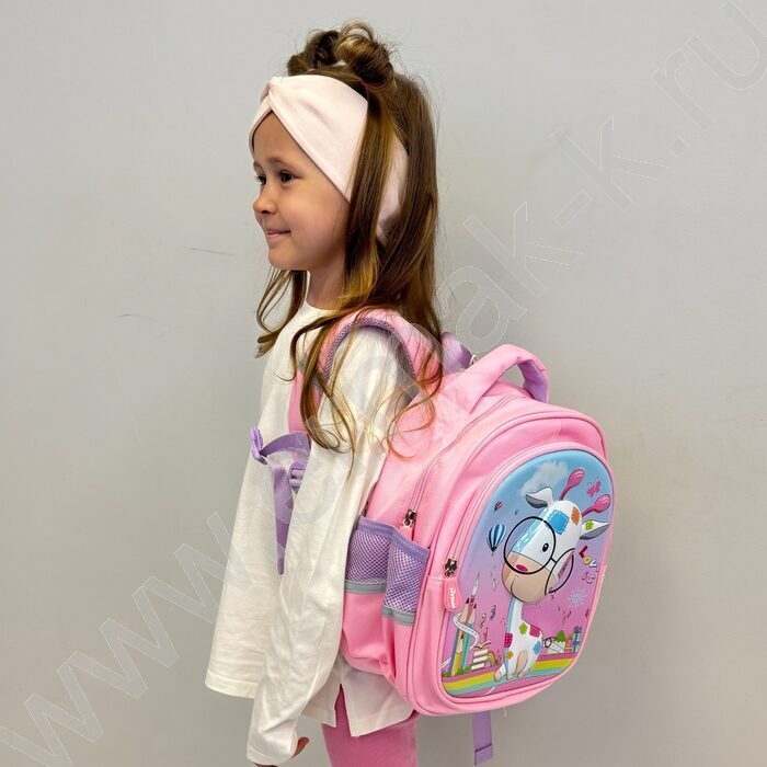 Рюкзак 30*25*12см. /ткань EVA /розовый | Фото 6