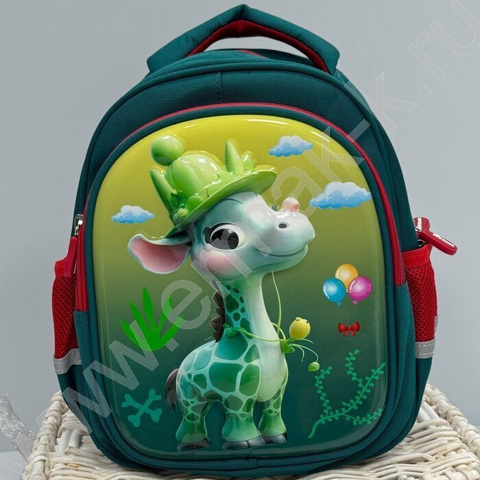 Рюкзак 30*25*12см. /ткань EVA /зеленый | Фото 4