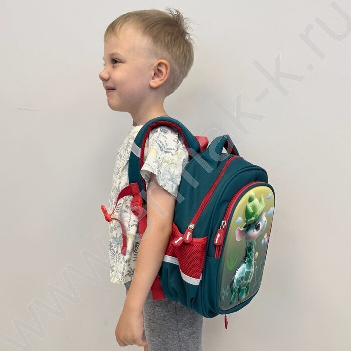 Рюкзак 30*25*12см. /ткань EVA /зеленый | Фото 6